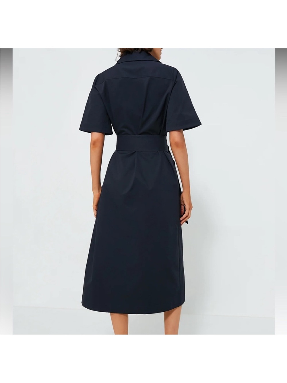 Tuckernuck Navy Jacqueline Midi Dress - S - Picture 2 of 5